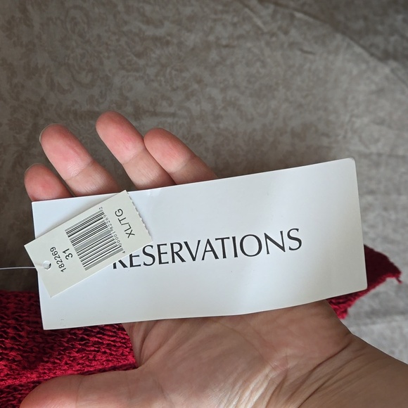 NWT RESERVATIONS knit tee. Women's  XL - Picture 3 of 6